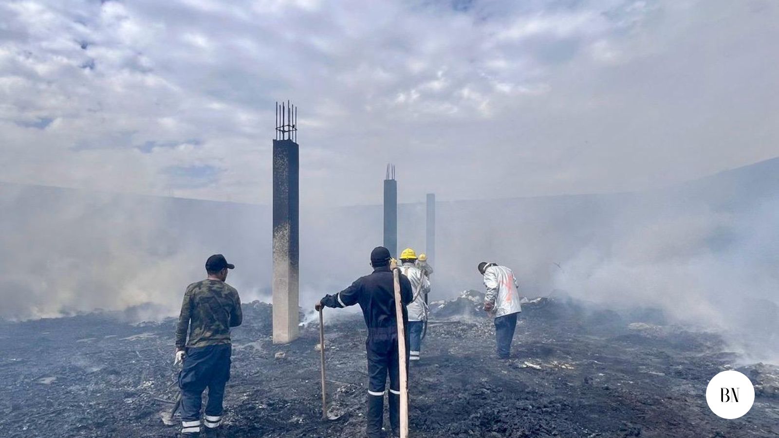 Se quemó bodega de desperdicio   industrial, en Temascalcingo